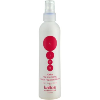 Kallos KJMN Professional Flat Iron Spray spray protector pentru modelarea termica a parului - imagine 3